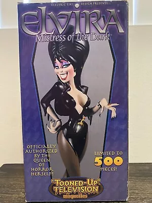 ELECTRIC TIKI ELVIRA MAQUETTE STATUE MISTRESS OF THE DARK Tooned-Up Television • $999.99