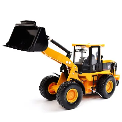 1/60 Loader Bulldozer Tractor Toy Construction Vehicle Diecast Metal Model Toys • £22.51