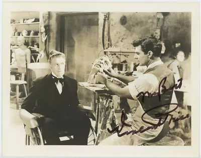 Vincent Price King Of Horror Autographed Signed 8x10 Photo AMCo COA 25433 • $199.99