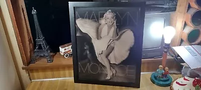 Marilyn Monroe Two Dimensional Framed Picturewhite Dress23x18! • $59.99