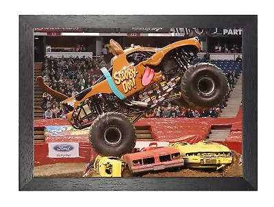 Monster Truck Scooby Doo! Larger Suspension And Tires Pickup Poster Photo Print • $32.25
