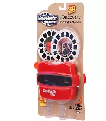 View Master - Classic Viewer - Discovery Kids : Endangered Species Red Small • $12