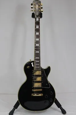 Epiphone Les Paul Custom Black Beauty 3PU Gold Hardware Solid Electric Guitar • $1165