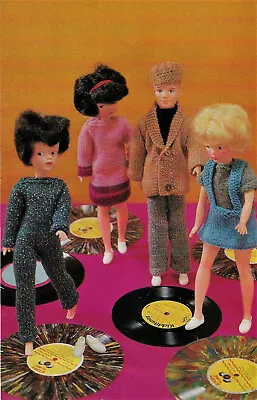 £1.99 • Buy Teenage Dolls Clothes Sindy Barbie KNITTING PATTERN 4ply Outfits Catsuit 11 -12 