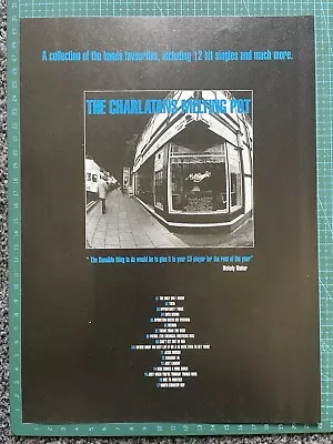 The Charlatans Melting Pot Poster/Original Magazine Advert • £8