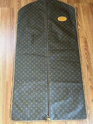 Louis Vuitton 49  Long Garment Bag Double Sided Monogram Canvas Travel Luggage • $975