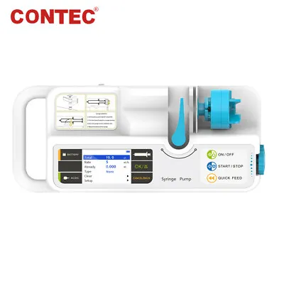 Medical Accurate Syringe Infusion Pump Standard IV Fluid Injection Control Alarm • $319