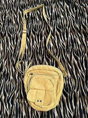 Utility Style Mossimo Crossbody Cargo Purse Yellow/Gold • $3.99