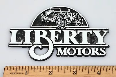 Vintage Plastic Car Dealer Emblem Tag Liberty Motors • $14.99