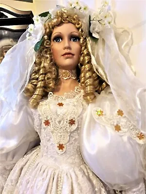 42 Inches Tall RARE VINTAGE ASHLEY BELLE BRIDE DOLL COLLECTOR ITEM GORGEOUS!  • $299.99