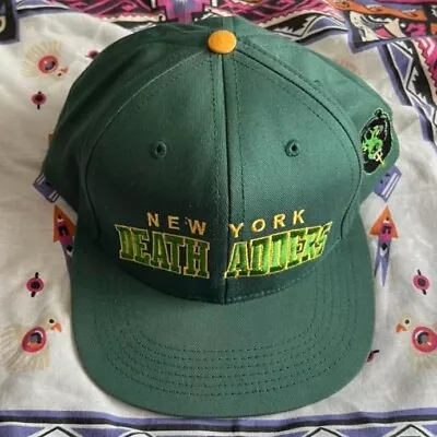 MISHKA NYC - New York Death Adders Snapback Hat • $100