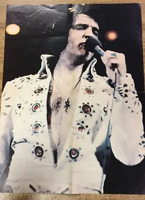 16 X 20 Elvis Presley Vintage Pin Up Poster 1970’s Double Sided • $19.99