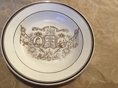 Commemorate Plate 1902 King Edward V11 & And Queen Alexandra • £9.50