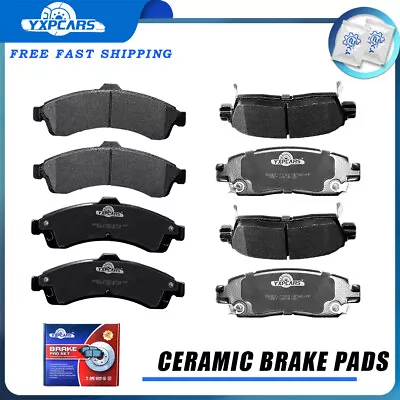 Front + Rear Ceramic Brake Pads For GMC Envoy Chevy Trailblazer EXT • $45.39