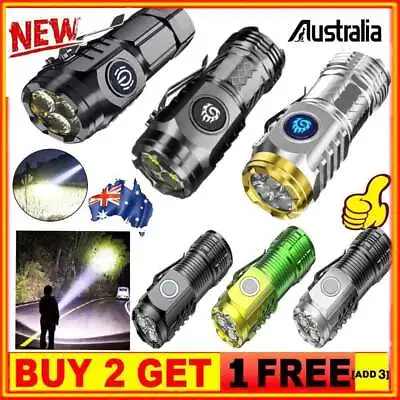 NEW Three-Eyed-Monster Mini LED Flashlights Rechargeable • £1.19