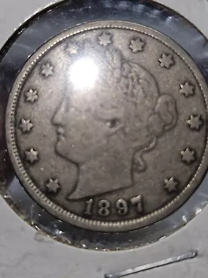 1897 Liberty V Nickel • $15