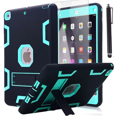 For IPad Air 2nd (9.7 ) Case Heavy Duty Shockproof Rugged Cover+Screen Protector • $17.99