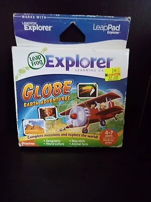 #174H LeapFrog LeapPad Explorer: Globe - Earth Adventure Leap Pad 1 2 3 GS  • $37.60