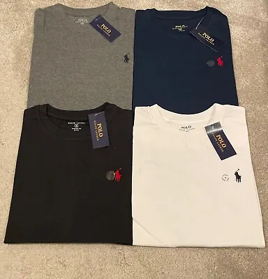 Ralph Lauren Polo T Shirt Shirt Mens Crew Neck SHORT Sleeve Custom Fit • $18.66