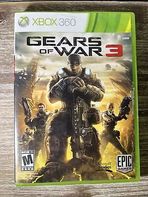 Gears Of War 3 Xbox 360 - Complete CIB With Stickers! • $8