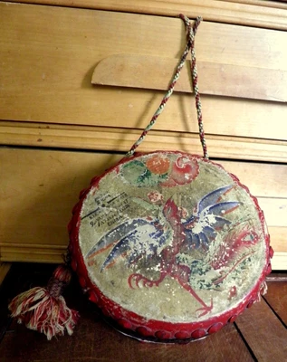 $460 • Buy Antique Marked Fatshan-Foshan Buddhist Chinese Drum