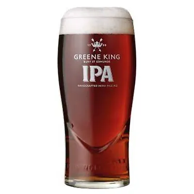 Greene King IPA Glass - Official Pint Glass Tumbler CE Marked Brand New • $11.14