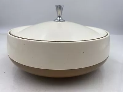 $32.95 • Buy Vintage Insulated Covered Dish Bowl Yellow White Vacron Bopp Decker Inc. Serving