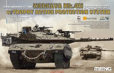 Meng TS-036 Model 1/35 Israel Merkava Mk.4M W/Trophy Active Protection System • $58.88
