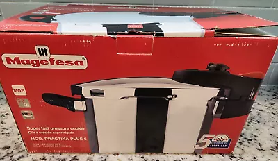 $69.99 • Buy Magefesa Practika Plus Super Fast 6.4 Qt. Stainless Steel Pressure Cooker