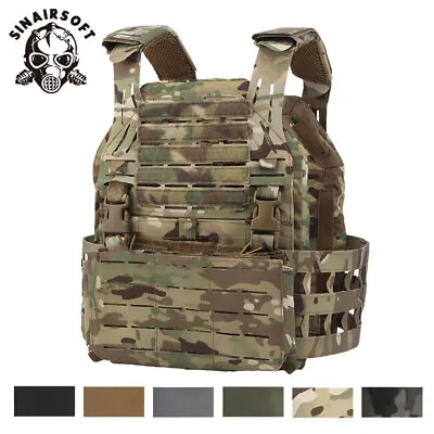 Tactical Vest LBT 6094 G3V2 Plate Carrier Laser Cut Armor MOLLE W/ 556 Mag Pouch • $128.99