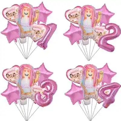 £9.99 • Buy  6pcs Girls Gaming Latex Foil Birthday Party Balloons Decorations.