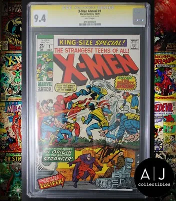 X-Men Annual King Size Special #1 CGC NM 9.4 1970 STAN LEE SIGNATURE SIGNED • $1999.95