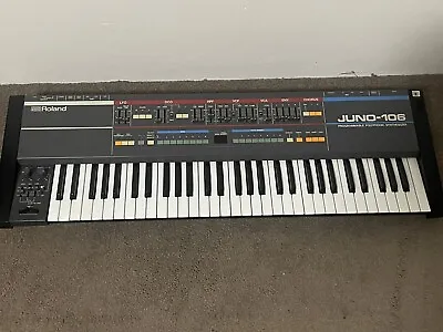 Roland Juno 106 Analogue Synth. REQUIRES AR80017A Voice Chip(s) • $1900