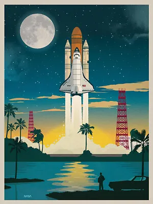 Nasa Vintage Space Poster • $18