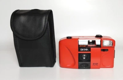 £12 • Buy Vintage Skina SK 102 35mm Point And Shoot Film Camera With Case Lomo RED