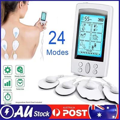 Electric TENS EMS Machine Muscle Stimulator Body Massager Pain Nerve Relief Kits • $40.79