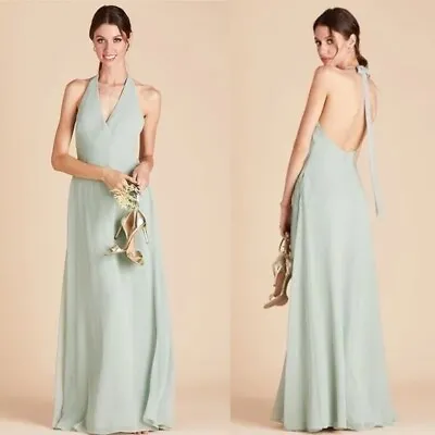 Birdy Grey Moni Convertible Maxi Dress Sage Mint Green Bridesmaid Sz Medium NWT • $38.50