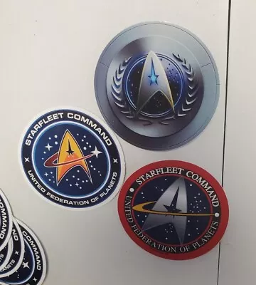 $9.11 • Buy Star Trek Starfleet Command Stickers VARIETY PACK LOT(3) *WORLDWIDE 🌐 SHIPPING*