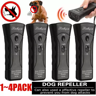 Petgentle Ultrasonic Anti Dog Barking Pet Trainer LED Light Gentle Chaser Style • $22.55