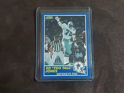 Ed  TOO TALL  Jones 1989 Score Card #5. Cowboys • $0.99