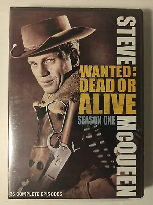 Wanted: Dead Or Alive - Season One (DVD 2009 4-Disc Set) Steve McQueen Sealed  • $7.24