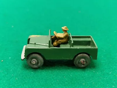 Vintage LESNEY MOKO Matchbox #12a Land Rover DieCast Car & Driver • $3.69