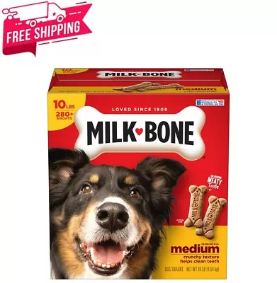 Milk-Bone Original Dog Biscuits Medium Crunchy Dog Treats 10 Lbs....(wm) • $18.12