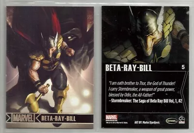 Marvel Greatest Heroes (Rittenhouse) SILVER PARALLEL Base Card #5 BETA RAY BILL • $1.99