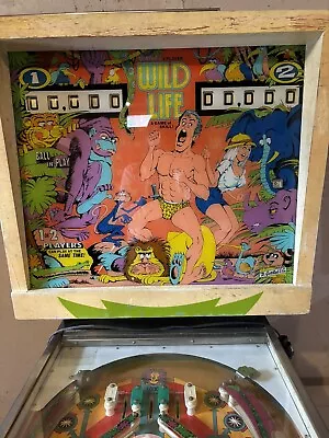 Gottlieb WILD LIFE Vintage Pinball Machine • $500