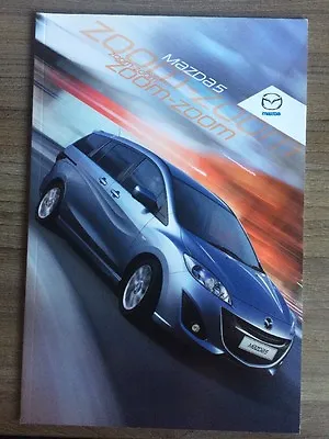 Mazda 5 2010 Range Car Brochure 7 Seater Mpv Ts Ts2 Sport 1.8 2.0 1.6 Diesel  • £4.99