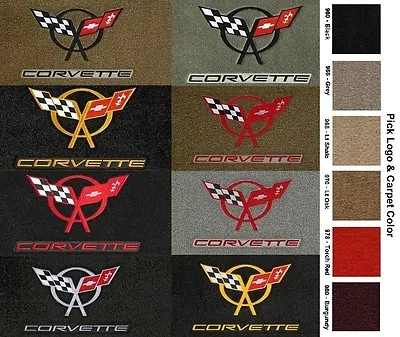 Lloyd Mats Velourtex C5 Corvette Double Logo Floor Mats (1997-2004)  • $160.99