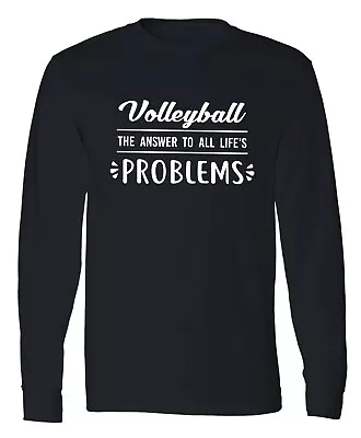 Volleyball Player Long Sleeve T-Shirt Beach Volleyball Sport Team Shirt • $25.99