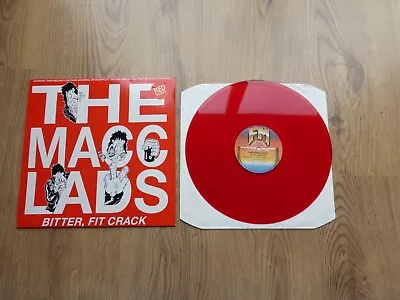 The Macc Lads Bitter Fit Crack Red Vinyl LP 1987 Excellent WKFM LP 100 • £25