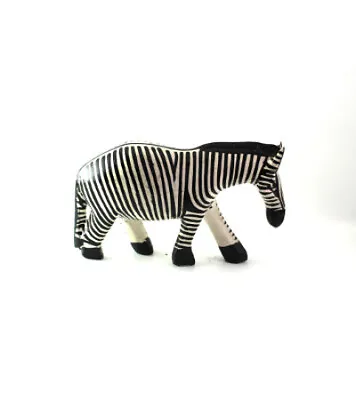 Handmade Wood Zebra | Figurine | Ornament | Knick Knack • £30